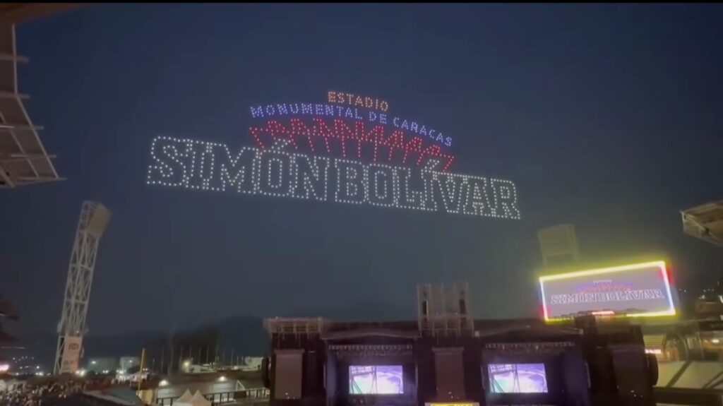 Festival Mundial Viva Venezuela exhibe por primera vez espectáculo de drones en Venezuela