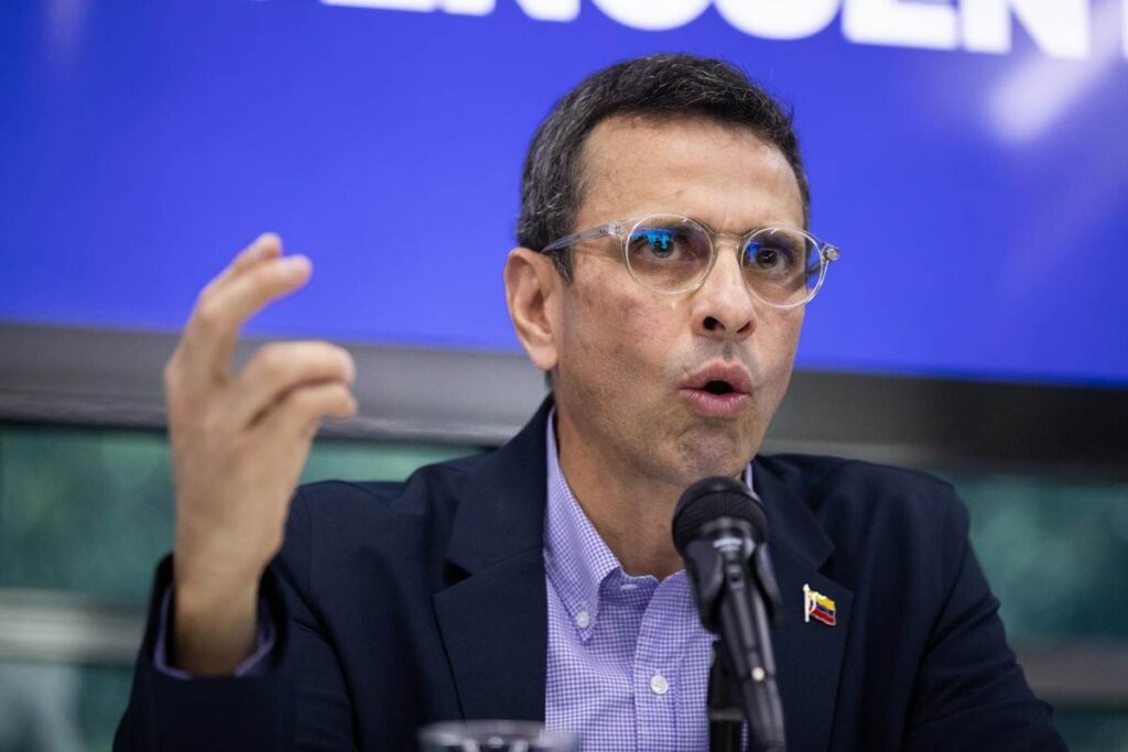 Capriles: «María Corina les está marcando la agenda a Maduro, Diosdado, Delcy y Jorge»