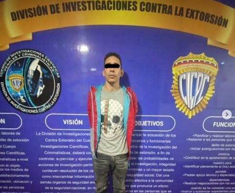 Capturado peligroso extorsionista que amenazaba a comerciantes con atentar contra su vida y familiares