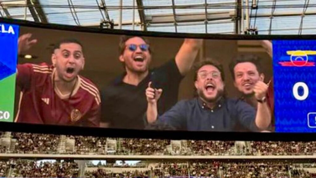 Así fue la emotiva celebración de Édgar Ramírez y Danny Ocean tras el gol de la Vinotinto (VIDEOS)