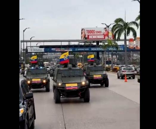 ECUADOR: Noboa se instaló con el ejército y la policía en la ciudad de Durán para combatir el crimen organizado