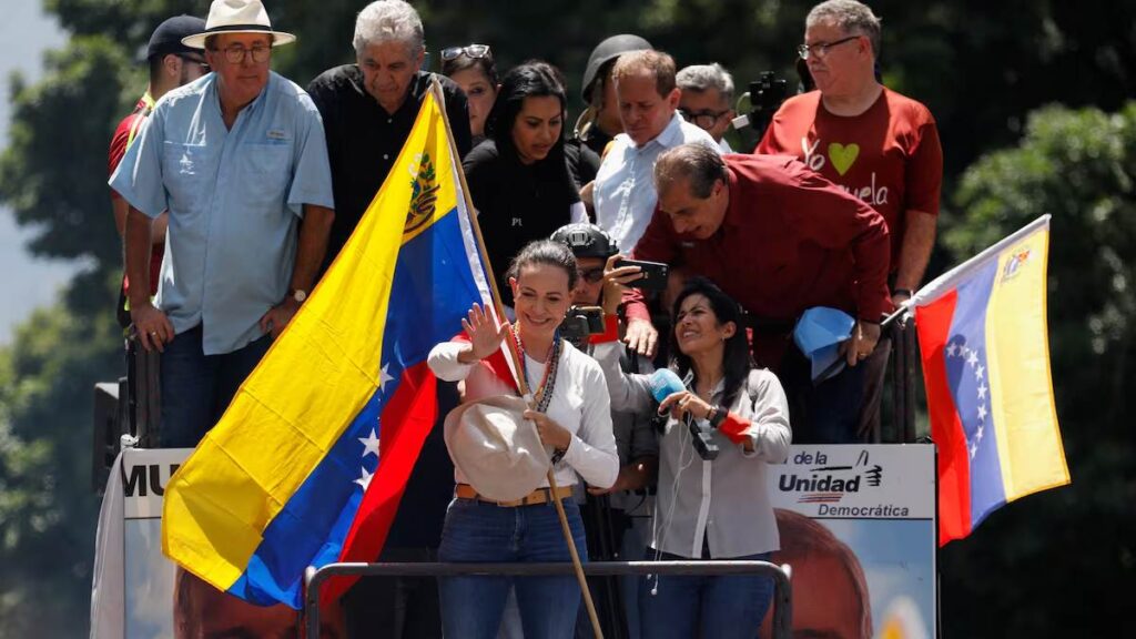 María Corina Machado dice que manifestación mundial por Edmundo González marcó una «gran victoria»