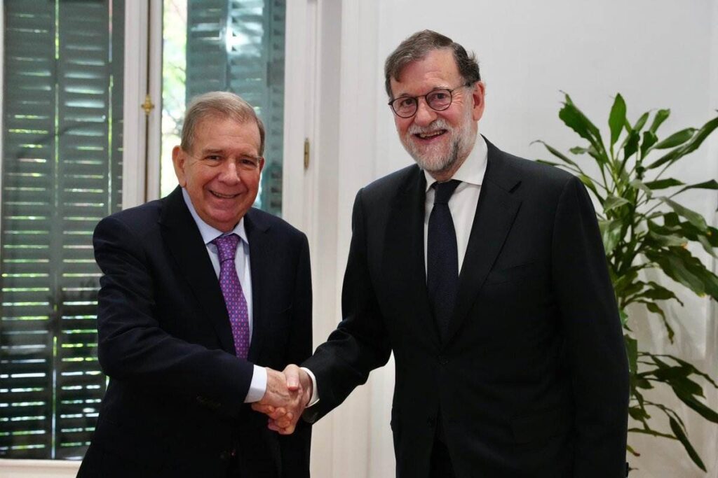 Edmundo González se reunió con el expresidente español Mariano Rajoy (DETALLES)