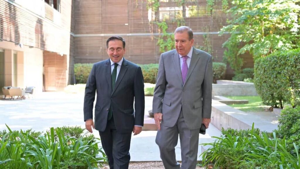 Edmundo González se reunió con el Ministro de Exteriores de España