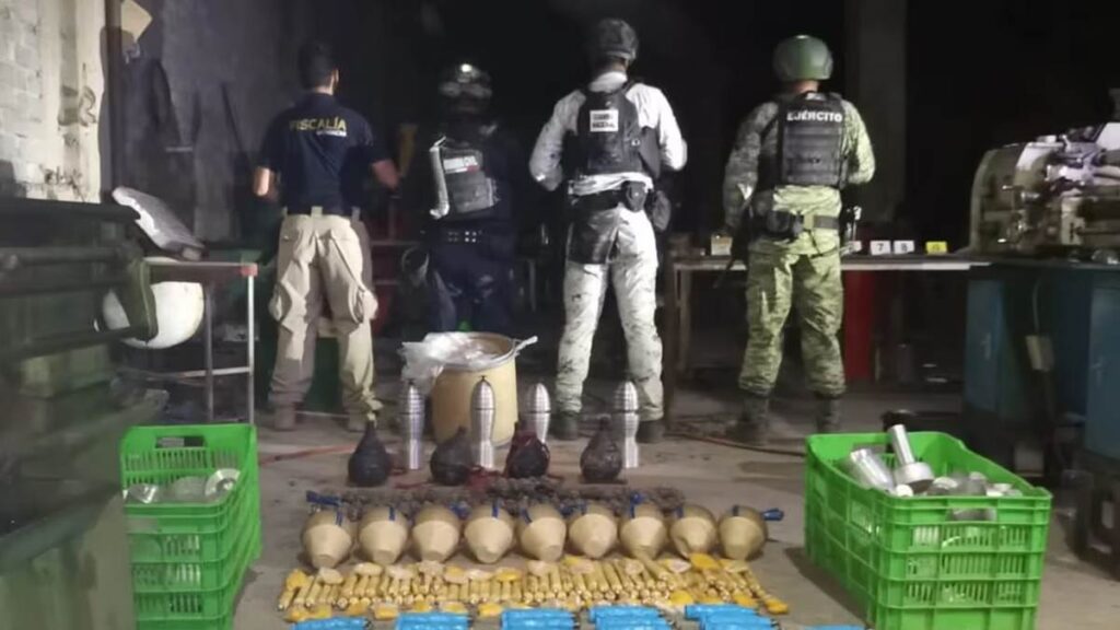 Hallan una «narcofábrica» de explosivos en México: la tercera en la última semana