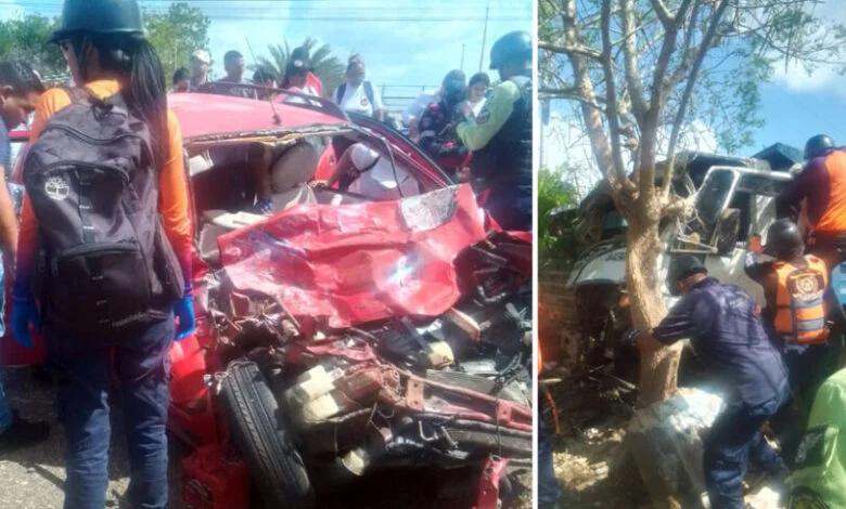 Docente murió y otras dos personas resultaron heridas tras aparatoso accidente en Anzoátegui (Video) docente