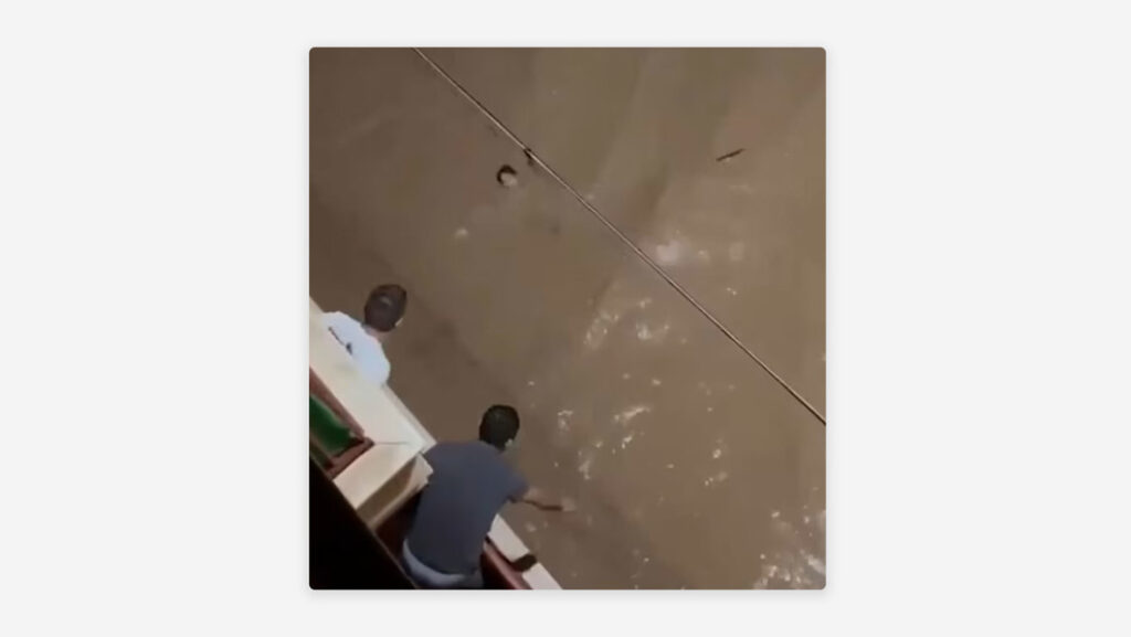fuertes torrentes
