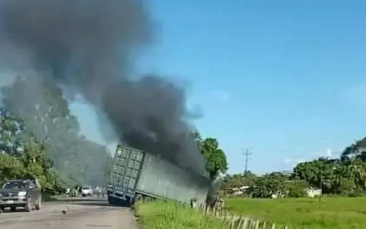 Cinco muertos entre ellos un bebé en aparatoso choque en Táchira