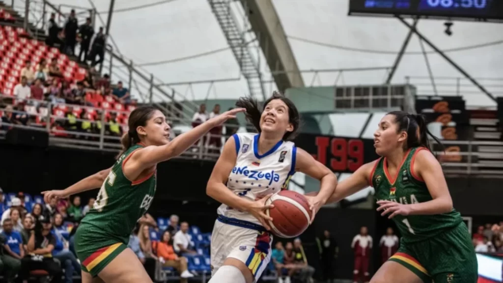 Venezuela aplasta a Bolivia en el Sudamericano U15 femenino de baloncesto