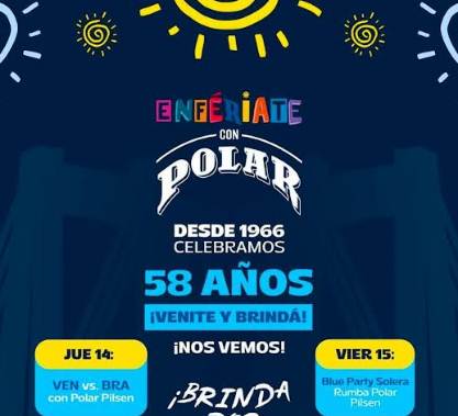 Cervecería Polar se enferia con los marabinos Cervecería