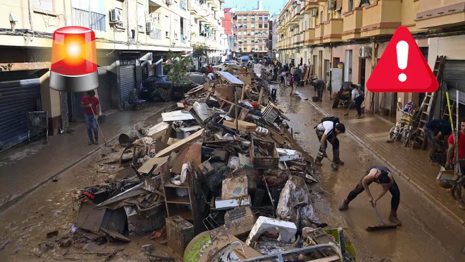 ESPAÑA: Activan aviso rojo en el litoral sur de Valencia por «tormentas de gran intensidad» tormentas