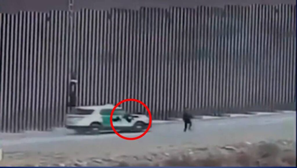 ¿PARA EVITAR SU INGRESO A EE.UU? Patrulla fronteriza arrolla «a drede» a migrante | Queda captado en video