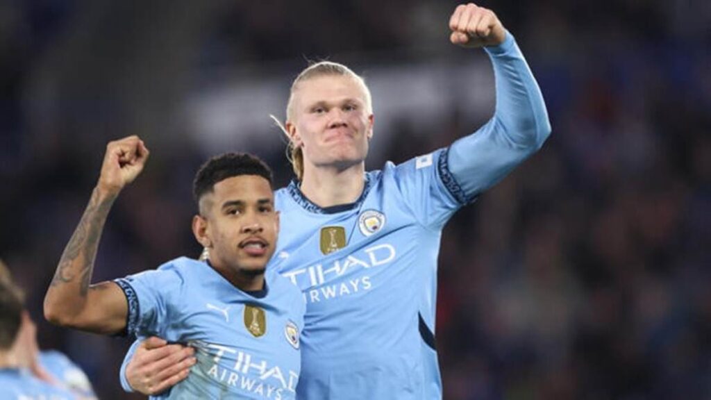 Manchester City le ganó 2 a 0 ante Leicester en la jornada 19 de la Premier League leicester manchester city