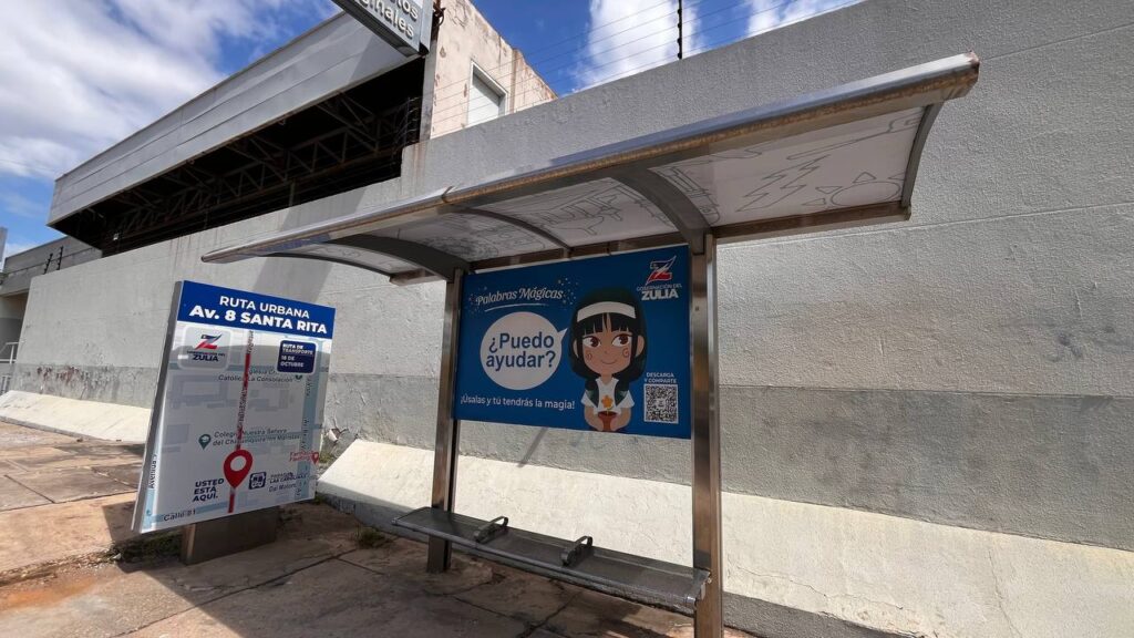 Gobernación del Zulia impulsa la renovación y modernización de las paradas de rutas de transporte público | Fotos