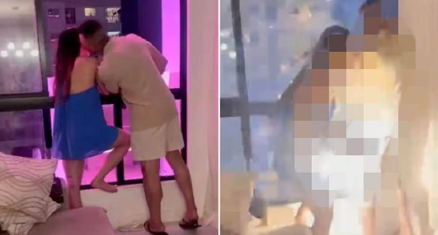 Una mujer sufrió quemaduras cuando observaba fuegos artificiales desde un edificio | VIDEO SENSIBLE mujer fuegos artificiales