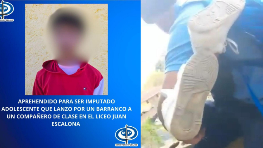 Capturan a adolescente que lanzó por un barranco a un compañero de clase en un liceo de Caracas barranco