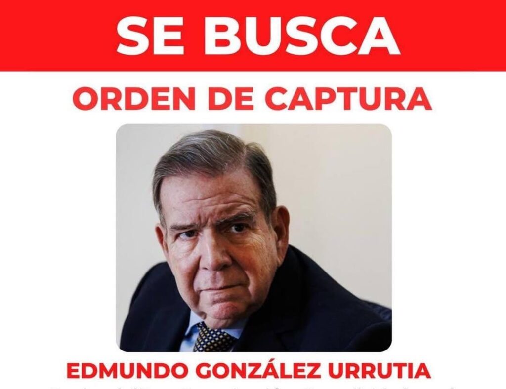 CICPC ofrece recompensa de $100.000 por la captura de Edmundo González Urrutia captura
