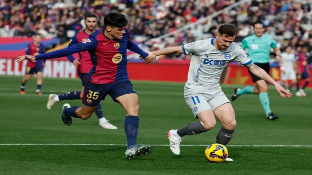 Barcelona le ganó por la mínima al Alavés este 2Feb en LaLiga Barcelona