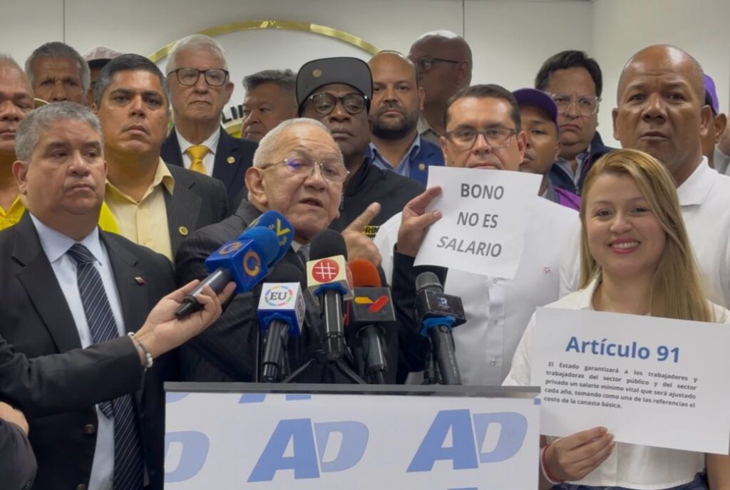 Bernabé Gutiérrez: “Presidente Maduro, bono no es salario” Gutiérrez