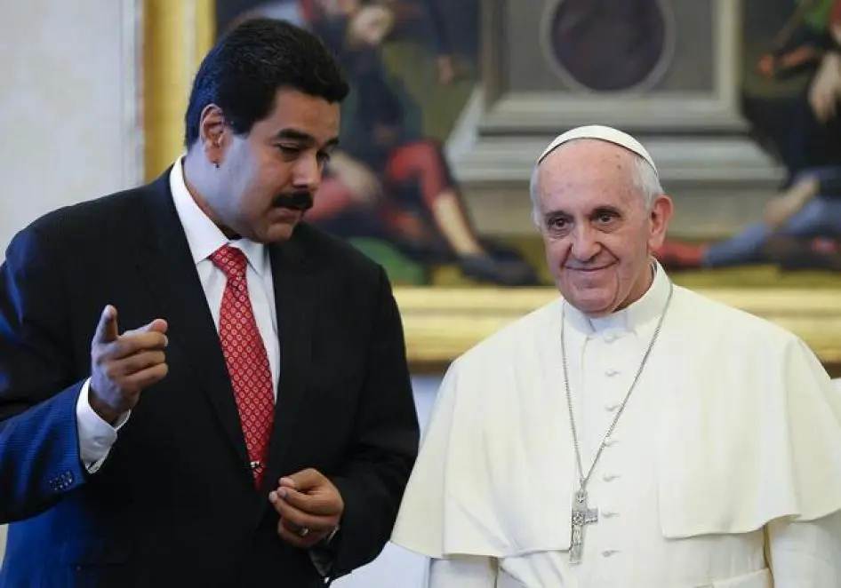Maduro lamentó muerte del papa Francisco: Un «firme defensor de la justicia, la paz y los más humildes» Maduro papa Francisco