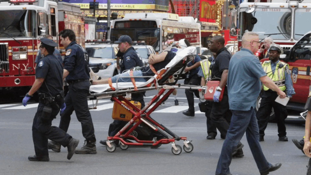 Tragedia en New York: Colapsó una escalera durante rescate y fallece un inmigrante Nueva York