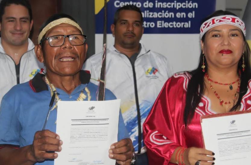CNE proclamó a Glenis Semprum y José Kiko Arakdou como legisladores indígenas del Zulia legisladores indígenas