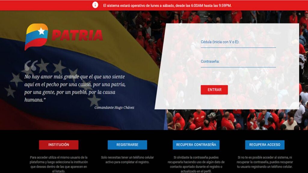 Sistema Patria anuncia entrega del nuevo Bono Único Familiar | Detalles Bono Único Familiar