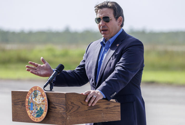 DeSantis desafía a la justicia y anuncia la apertura de un nuevo centro de detención para migrantes DeSantis