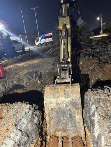 Alcaldía de Maracaibo reparó fuga de gas en la Circunvalación 3 fuga de gas