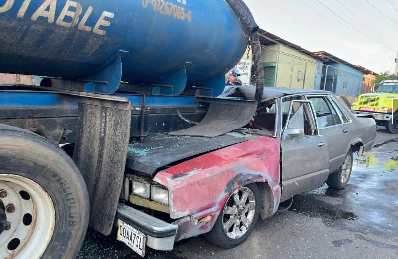 Choque en sector Pomona de Maracaibo dejó mujer herida y alerta sobre seguridad vial choque en Pomona