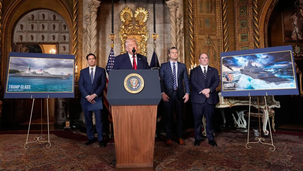 Trump anuncia la construcción de dos nuevos buques de guerra buques de guerra