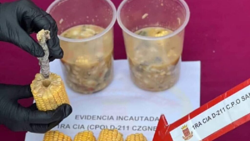 droga en alimentos