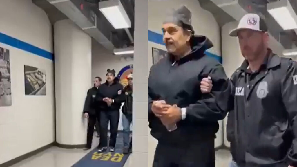 Imágenes de Maduro en la oficina de la DEA (VIDEO)