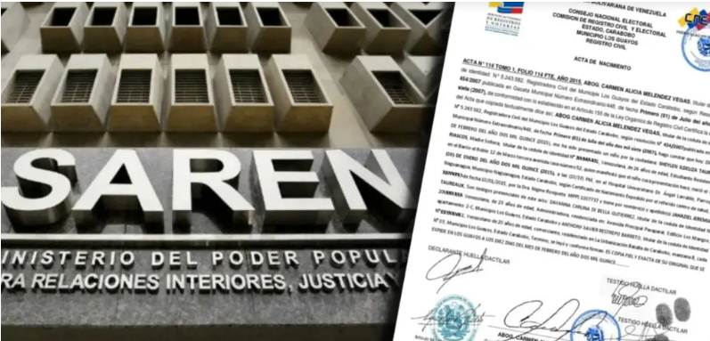 Saren: requisitos para gestionar la partida de nacimiento online en Venezuela partida de nacimiento online en Venezuela