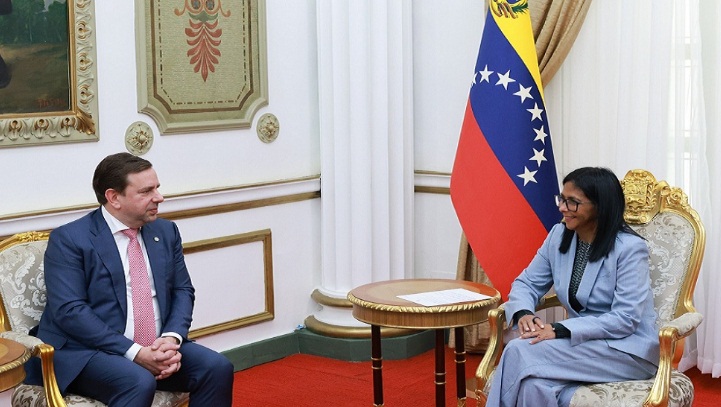 Presidenta (E) Delcy Rodríguez y ejecutivos de Shell impulsan nuevos proyectos gasíferos Alianza energética PDVSA y Shell