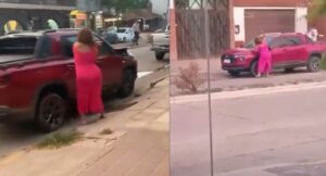 camioneta de su expareja
