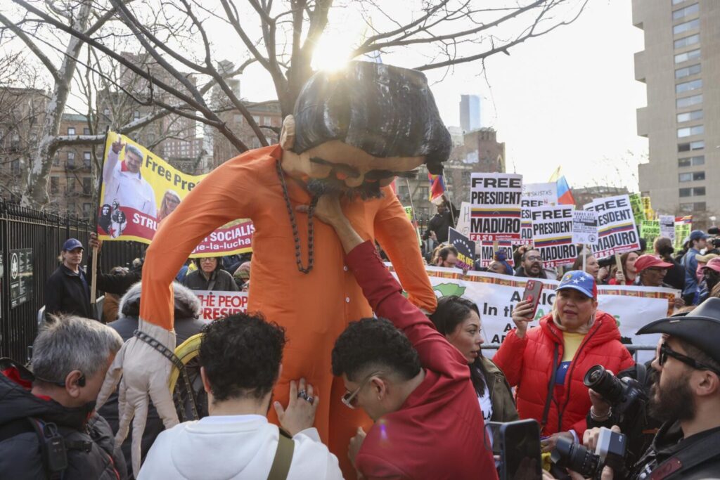 Tensión en Nueva York durante la audiencia judicial de Maduro y Cilia Flores audiencia judicial de Maduro