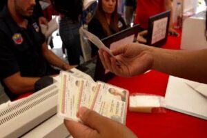 operativo de cedulación en Caracas