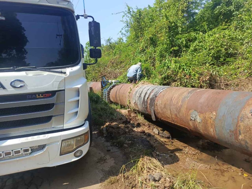 Plan Hídrico Zulia sustituye 300 metros de tubería para optimizar el embalse Burro Negro plan hídrico zulia