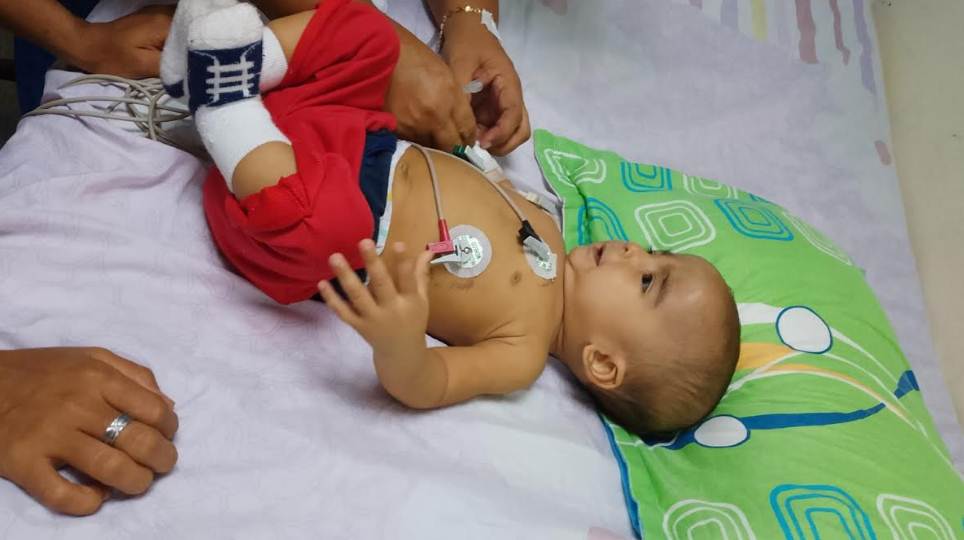 El pequeño Luciano necesita ayuda para una operación de corazón abierto Luciano José Balzán Velásquez
