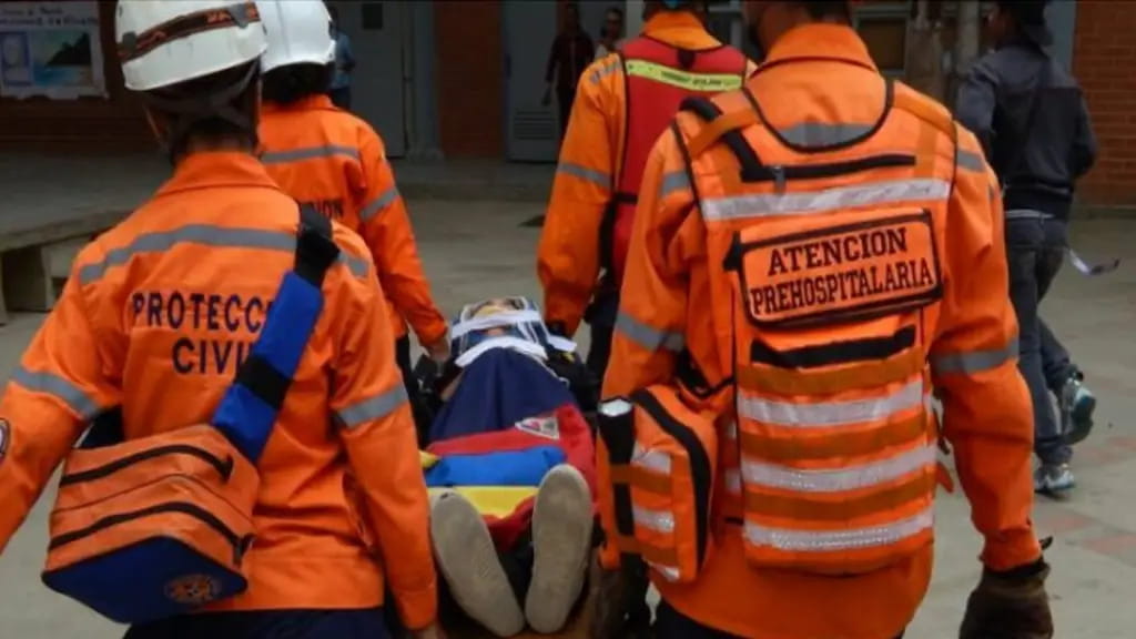 Petare: Accidente vial deja a una mujer atrapada entre las ruedas de un camión accidente vial en petare (1)