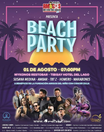 El evento del verano: paga en cuotas tu entrada a la “Beach Party” de Fundanica Zulia Beach Party 2026