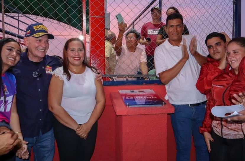 Entregan renovada la cancha La Victoria 3era etapa en Maracaibo canchas recuperadas en Maracaibo