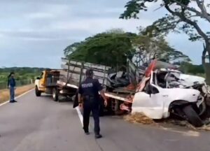 accidente vial en la Machiques-Colón