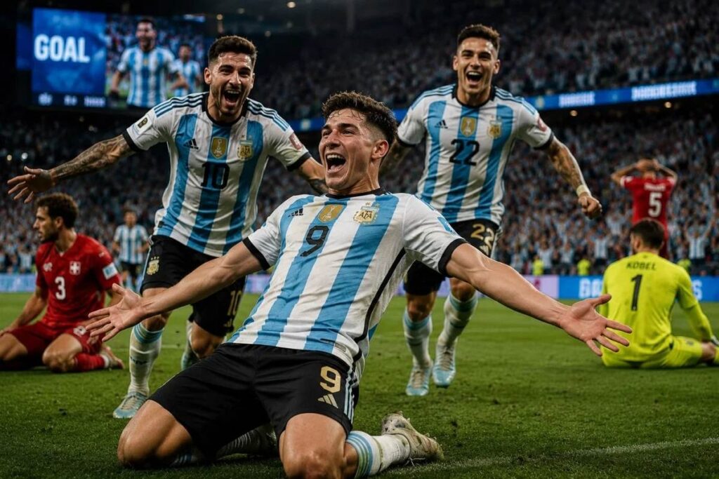 Argentina clasifica a semifinales del Mundial tras emocionante triunfo ante Suiza Argentina semifinales del Mundial