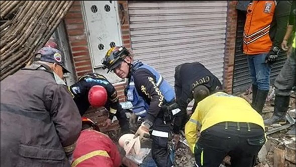 Colapso de vivienda en Rubio deja un fallecido y un herido Colapso de vivienda Rubio