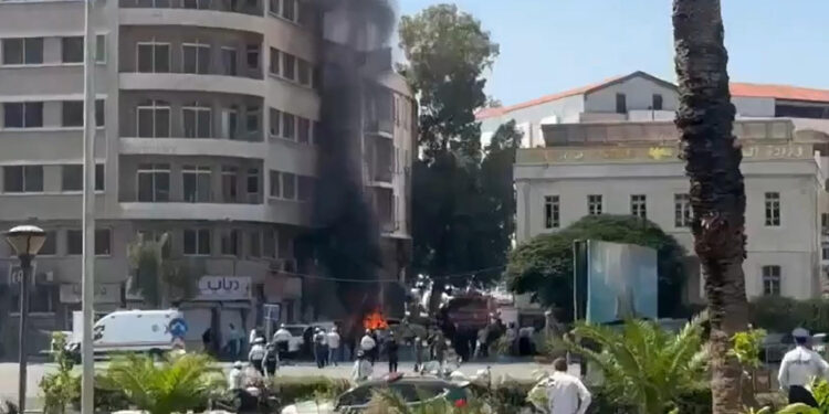 Al menos 18 heridos tras explosiones en Damasco durante visita de Macron a Siria explosiones