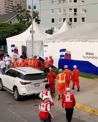 El Salvador activa hospital de campaña en La Guaira para atender a afectados por terremotos hospital en La Guaira