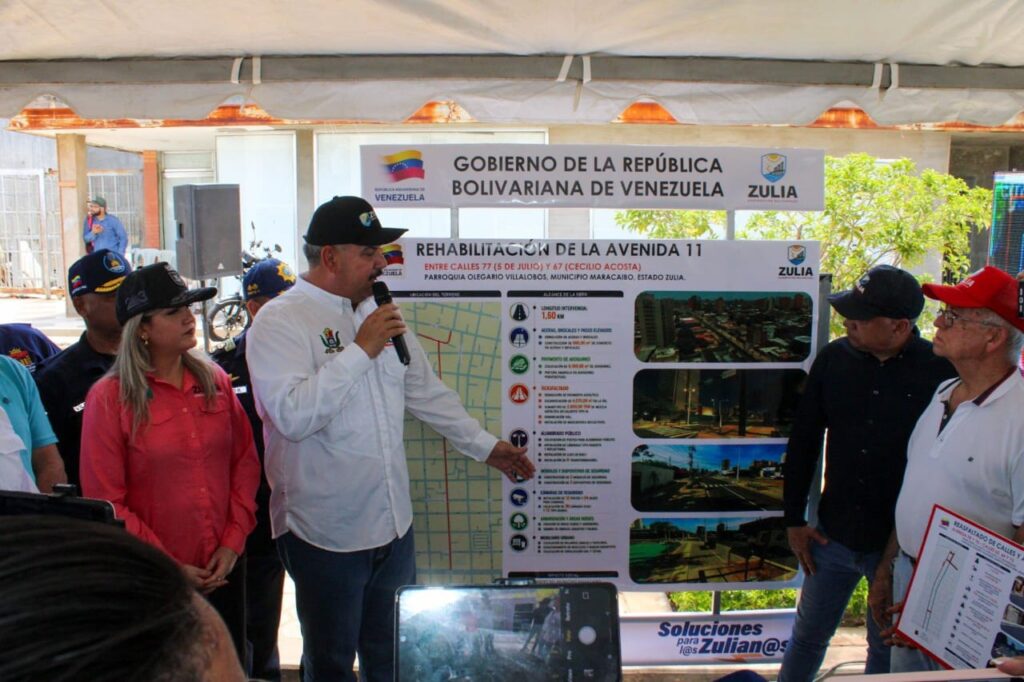 Entregan rehabilitado el Corredor Vial Avenida 11 de Maracaibo Corredor Vial Avenida 11
