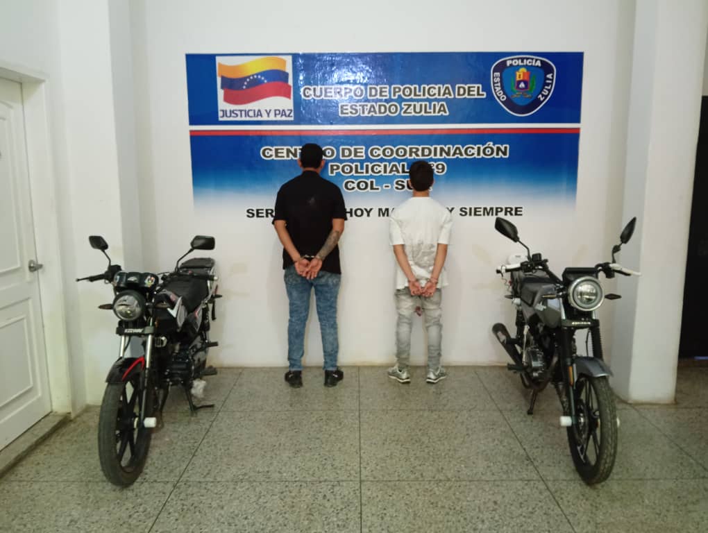 Dos sujetos y ocho motos retenidas por maniobras peligrosas y contaminación sonora en Zulia Cpbez motorizados